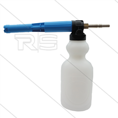 LS10 - schuimlans - blauw - met flacon 2 Ltr - nozzle 1,8mm - 50 tot 200 Bar - 15 tot 21 l/min - met KEW insteeknippel