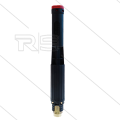 LS12 - schuimlans - zwart zonder injector - nozzle 2,1mm  - 60 tot 200 Bar - 8 tot 14 l/min - 1/4"bi