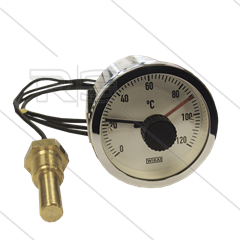 Klokthermostaat - Type SC15 - 0 t/m 120°C - capillair L=1500mm - voeler 3/8" bu - 250V - 5A