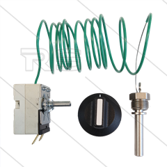 Thermostaat - Type EGO 55.13029.120 - 30 t/m 150°C - Capilair 1520mm - voeler: Ø8mm L=45mm - 3/8" bu