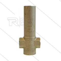 Thermostaat adapter PS1 - messing - 1/2" bi onderzijde - 3 x 3/8" bi - 280 Bar - max 160°C - L=107mm
