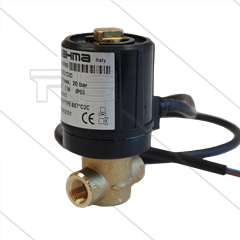 Brandermagneetventiel - Tecno.mec - Brahma - 2 x 1/8" bi - 12V DC - 7W - 20 Bar - met kabel L=60cm