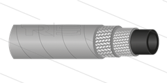 HD-slang - 2SN-10 (3/8") - grijs - 400 Bar - Ø18,7mm - 150°C
