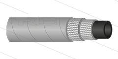 HD-slang - 2SC-08 (5/16") - grijs - 400 Bar - Ø15,0mm - 150°C