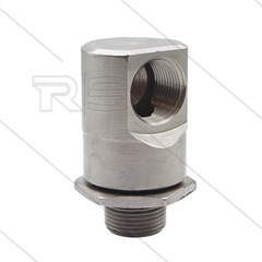 Swivel - haaks - Reelcraft - staal vernikkeld - 200 Bar - 3/4" NPTF bi x 3/4" NPTF bu