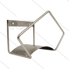 Slangrek - RVS304 - wandmontage - Slangcapaciteit: 1/2" = 40m - 3/4" = 30m