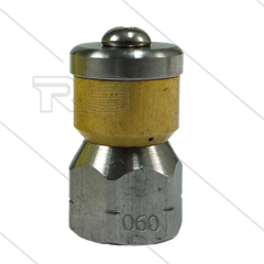 Roterende nozzle - 0.060 - 3x naar achter - Ø19mm - 1/4" bi