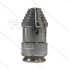 RR-TF70 - Rioolnozzle - 0.700 - 6 x 1,80 mm + 2 x 1,25mm + 2 x 1,90mm - 300 Bar - max 160°C - 1" bi