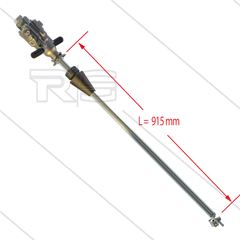 MI63 - watergedreven vatreiniger - Ø50mm - 140 Bar - 25 tot 30 l/min - 3,0mm injectors
