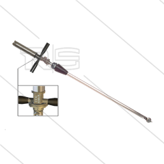 M63PA - vatreiniger pneumatisch - Ø50mm - 140 Bar - 15 tot 50 l/min - Buislengte: 1520mm