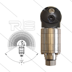 A42-R2 - tankreiniger - 40 tot 140 Bar - 25 tot 30 l/min - exclusief nozzles - nozzle type: 3 x 1/8"