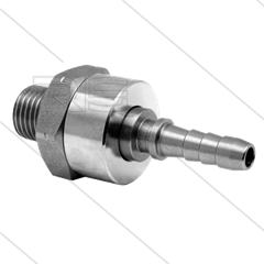 DGK Swivel  recht - 1 lager - 1/4" bu x 1/4" perspilaar - 275 Bar - NW4 - 30 tpm - max 120°C