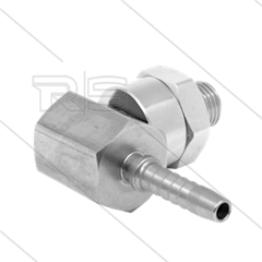DGK Swivel  haaks - 1 lager - 1/4" bu x 1/4" perspilaar - 275 Bar - NW4 - 30 tpm - max 120°C