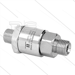 DGV Swivel - recht - 1 lager - 3/8" bu x 1/4" bu - 275 Bar - NW6 - 30 tpm - max 120°C