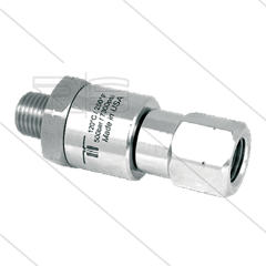 DGVI Swivel - recht - 1 lager - 1/4" bi x 1/4" bu - 500 Bar - NW6 - 30 tpm - max 120°C