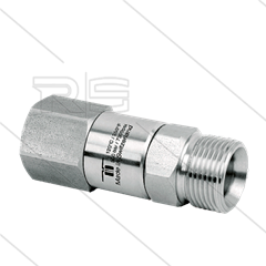 DGVI Swivel - recht - 1 lager - 1/4" bi x M18x1,5 bu - 500 Bar - NW6 - 30 tpm - max 120°C