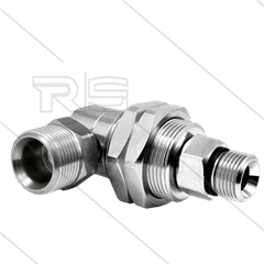 DGG Swivel - haaks - plaatmontage - 3 lagers - M22x1,5 bu x 3/8" bu - 275 Bar - NW6 - 1000 tpm bij