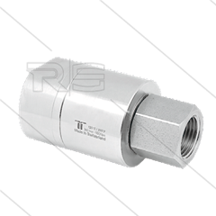 DGEI Swivel - recht - 3 lagers - 2 x 3/8" bi - 350 Bar - NW10 - 30 tpm - max 120°C