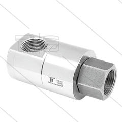 DGEIV Swivel - haaks - FKM afdichting - 3 lagers - 2 x 3/4" bi - 350 Bar - NW18 - 30 tpm - max 120°C