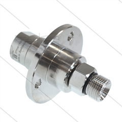 DGF Swivel - recht - met flens - 3 lagers - 3/8" bi x 3/8" bu - 275 Bar - NW6 - 1000 tpm bij max 30°