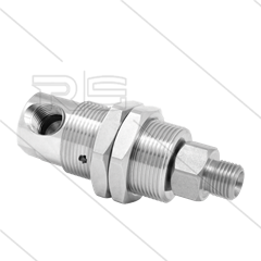 DXGI Swivel - haaks - plaatmontage - 3 lagers - 1/4" bi x 3/8" bu - 170 Bar - NW6 - 2000 tpm