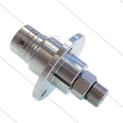 DXFI Swivel - recht - met flens - 3 lagers - 3/8" bi x 3/8" bu - 170 Bar - NW6 - 2000 tpm - max 120°