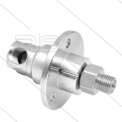 DXFI Swivel - haaks - met flens - 3 lagers - 1/4" bi x 3/8" bu - 170 Bar - NW6 - 2000 tpm - max 120°