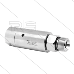 DYL Swivel - recht - 3 lagers - 3/8" bi x 1/4" bu - 275 Bar - NW6 - 2000 tpm - max 120°C