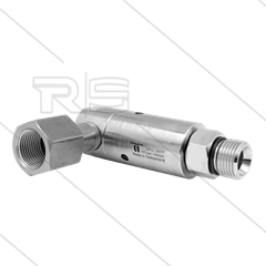 DYG Swivel - haaks - plaatmontage - 3 lagers - 3/8" bi x 3/8" bu - 275 Bar - NW6 - 2000 tpm