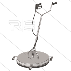 FL-CR750 - vloerreiniger - Ø750mm - 275 Bar - max 120°C - 3/8" bi - Rotorarm 3 x 1/8" NPT bi