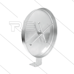 WBL wielwasser - RVS - Ø520mm - Rotorarm 400/250mm - 275 Bar - max 120°C - 3/8" bi