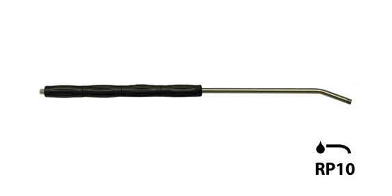 RP10 zwart gebogen - max 400 Bar
