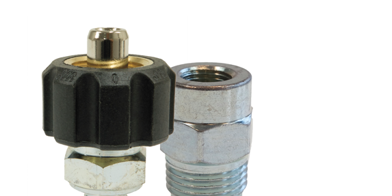 Schroefkoppelingen 1/2" - messing - 250 Bar