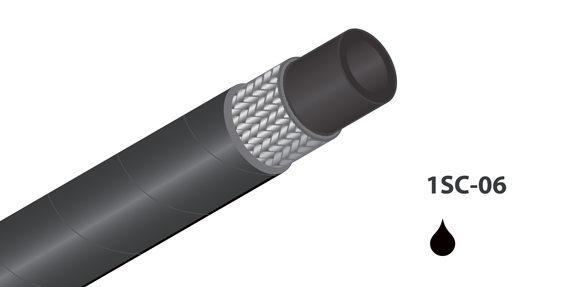 1SC-06 - (1/4") - Zwart