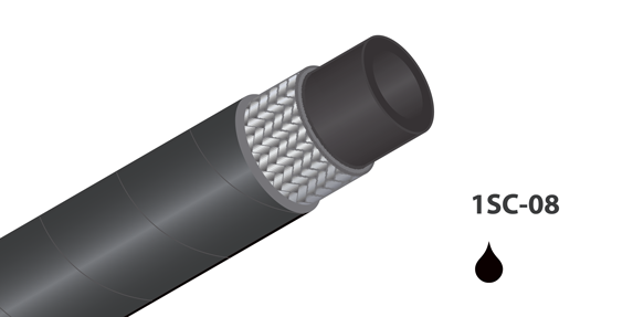 1SC-08 - (5/16") - Zwart