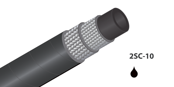 2SC-10 - (3/8") - Zwart