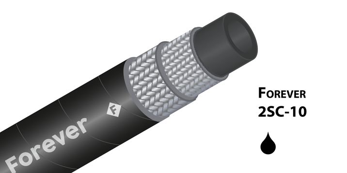 2SCX-10 - (3/8") - Forever - Zwart