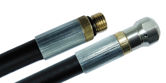1/8" Buitendraad - met nozzle
